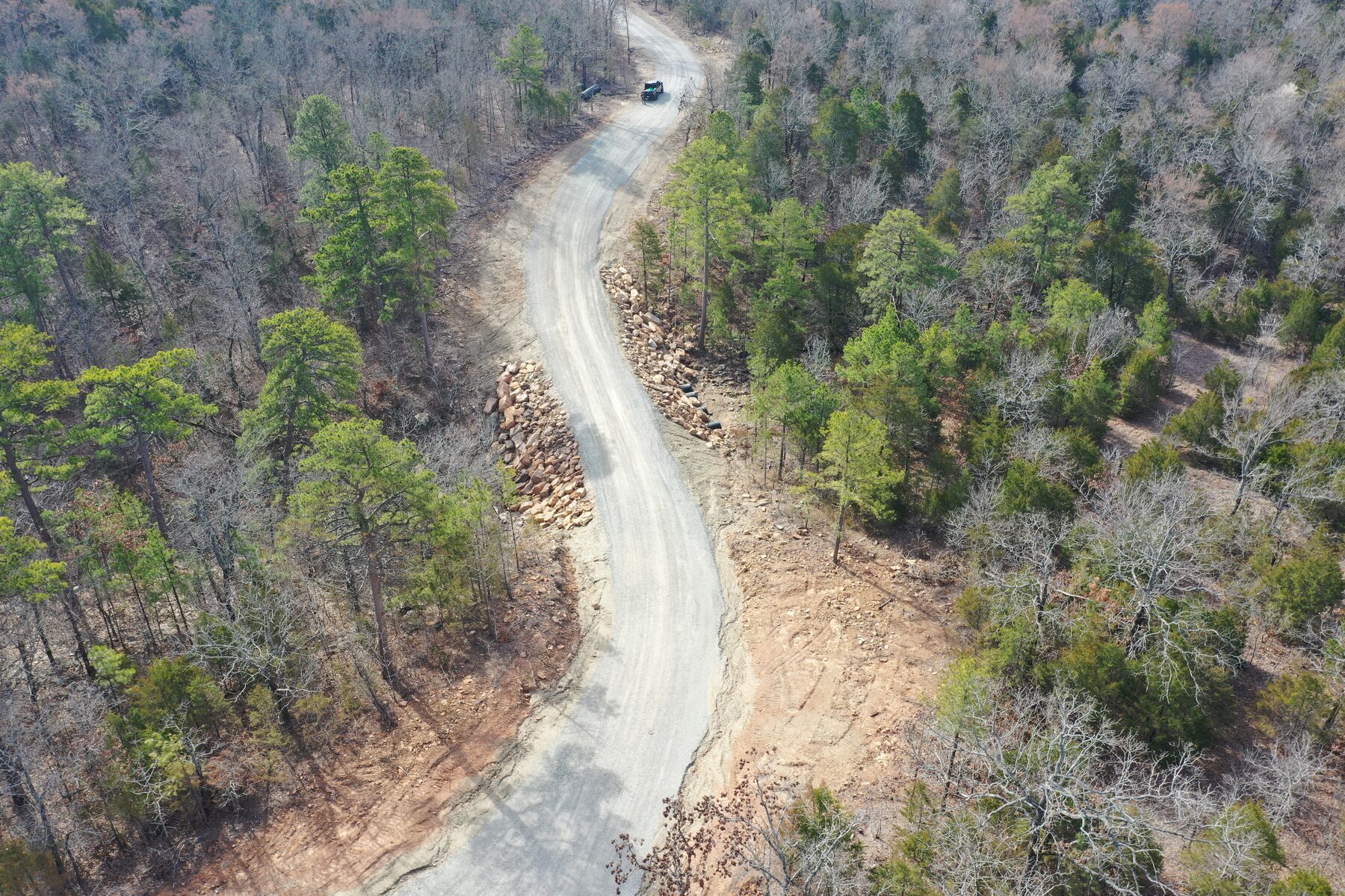 Wooded community road