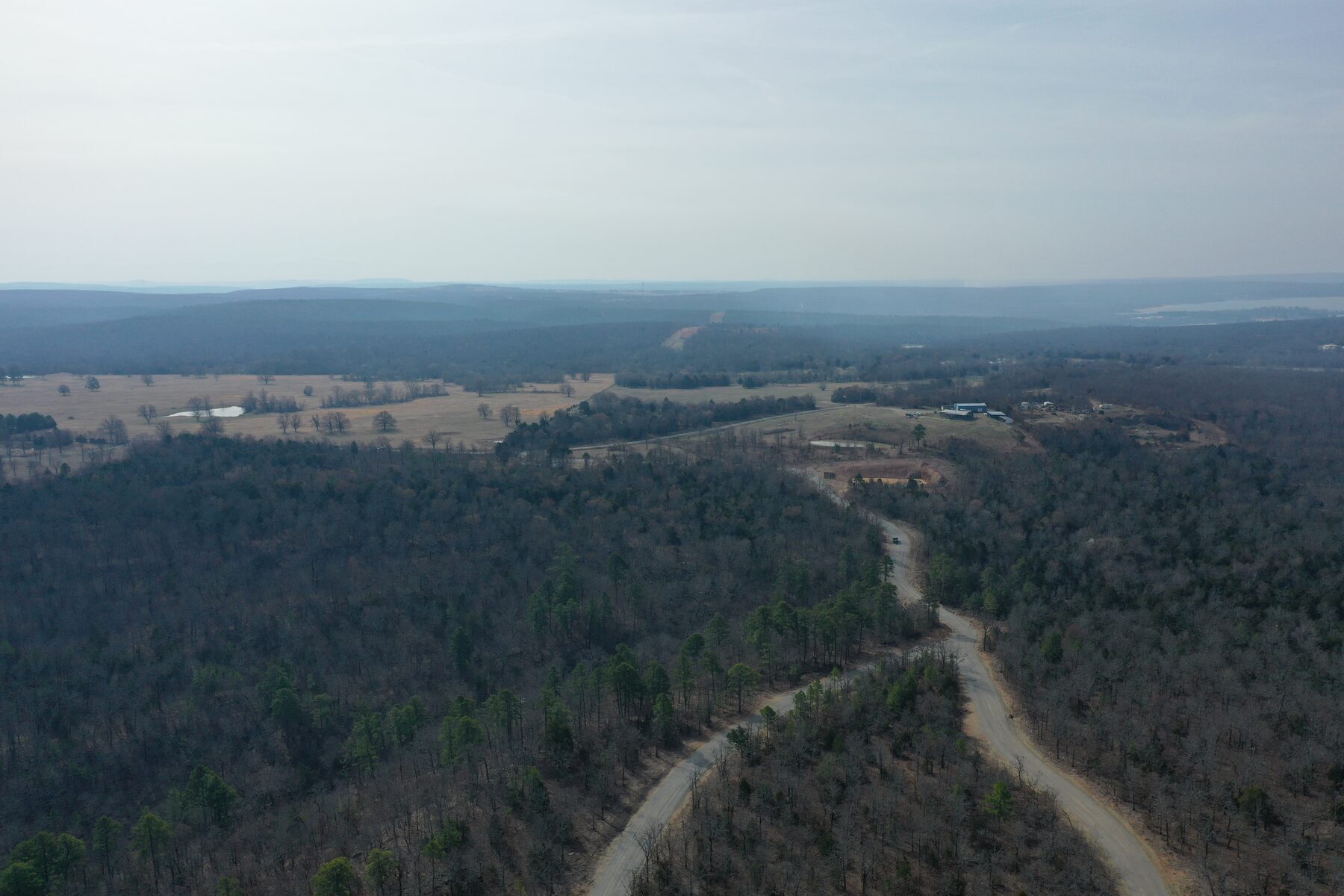 Surrounding hills and farmland