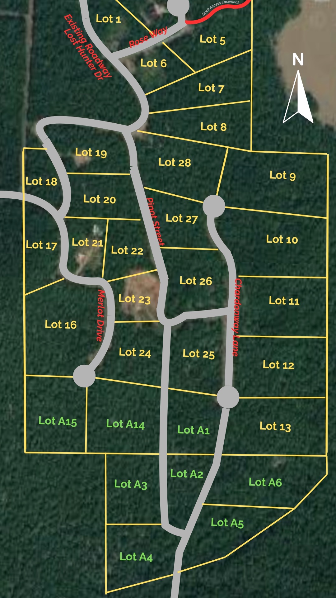 Brooken Ridge lakeside lots